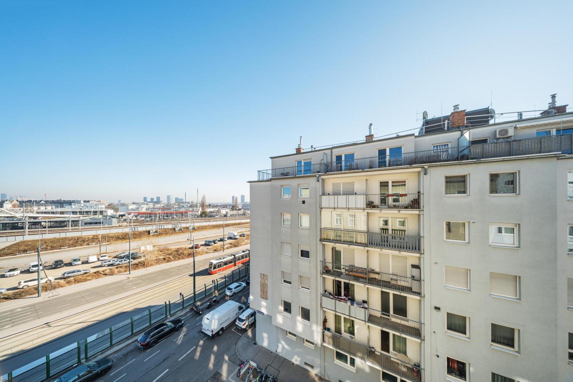 Sonnige Altbauwohnung Nahe Wien Hauptbahnhof Bagian luar foto