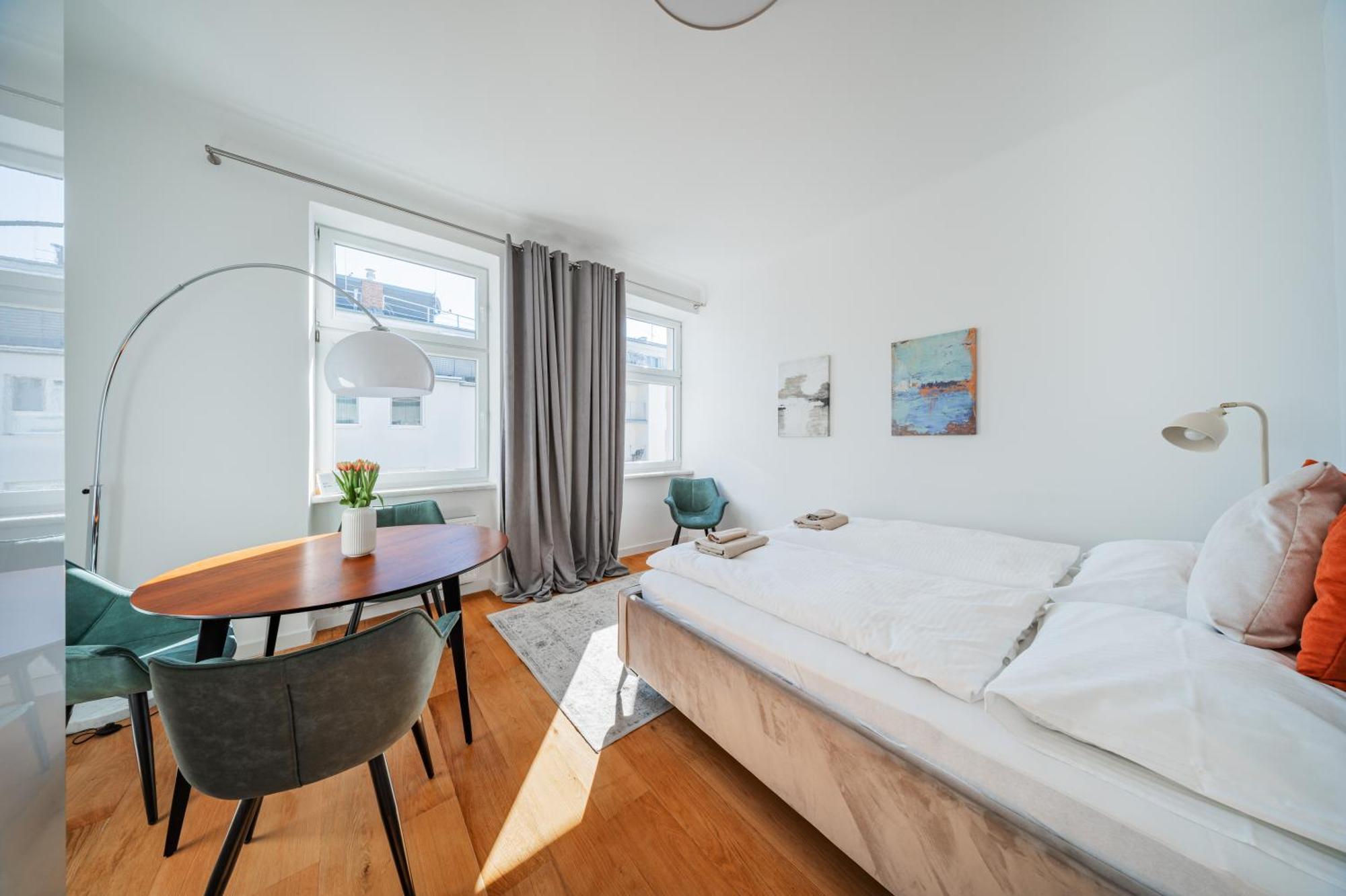 Sonnige Altbauwohnung Nahe Wien Hauptbahnhof Bagian luar foto